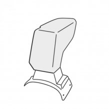 Mittelarmlehne Nissan Juke 2010-2019 (pouze bez vyhřívaných sedaček, adaptér)