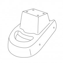Mittelarmlehne Nissan Note 2013-2020 (nur Adapter)