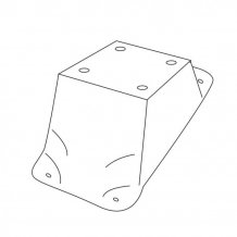 Mittelarmlehne Opel Meriva 2010-2017 (s kolejničkami Flexrail, adaptér)