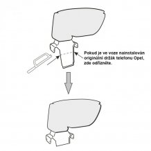 Mittelarmlehne Opel Zafira B 2005-2014 (nur Adapter)