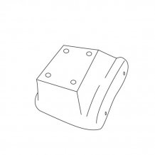 Mittelarmlehne Renault Megane 2009-2016 (nur Adapter)