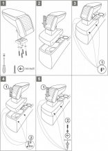 Mittelarmlehne Renault Megane 2016-