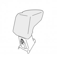 Mittelarmlehne Smart ForFour 2014-2021 (nur Adapter)