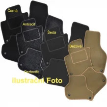Textil-Fußmatte Volkswagen Caddy Combi 2 schuifdeuren ori. bevest. Compleet 2004 -> Perfectfit (4946)