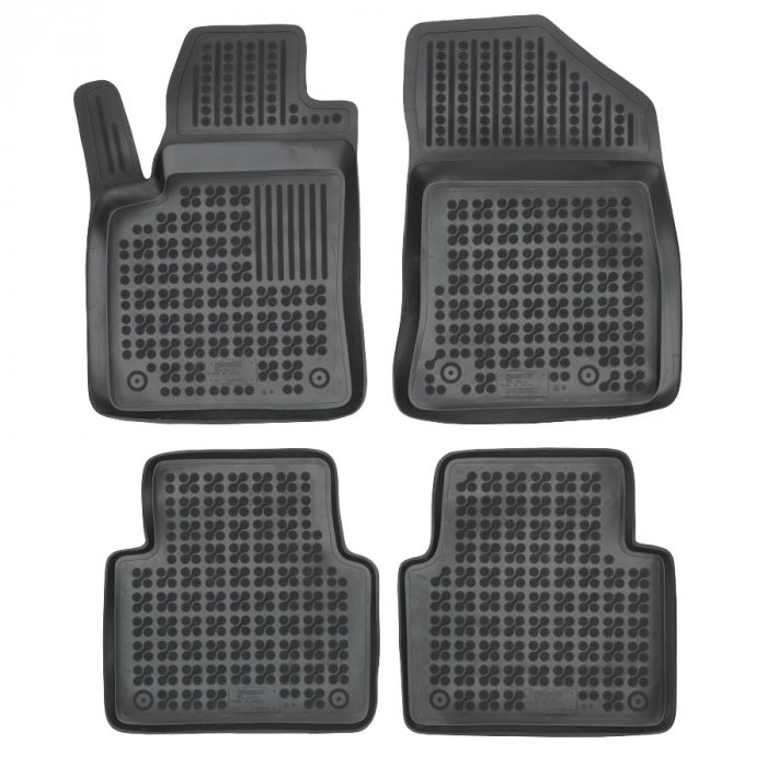 Passgenaue Gummi-Matten Citroen C3 Aircross 2017-2024 mit dem Rand 28 mm