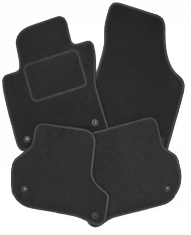Textil-Fußmatte Volkswagen Caddy Combi 2 schuifdeuren ori. bevest. Compleet 2004 -> Logofit (4946)
